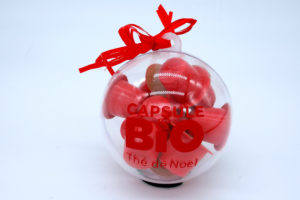 boule noel cadeau capsulebio thé noir noel capsule compatible nespresso