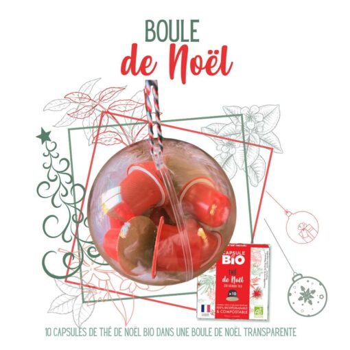 capsulebio-boule de noël-thé-noir-bio