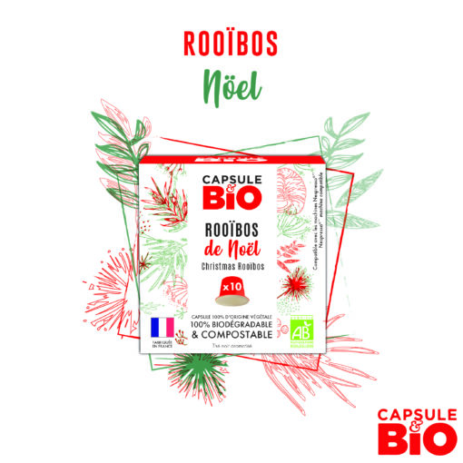 capsule rooibos noel bio capsule compatible nespresso biodégradable fabriquée en france