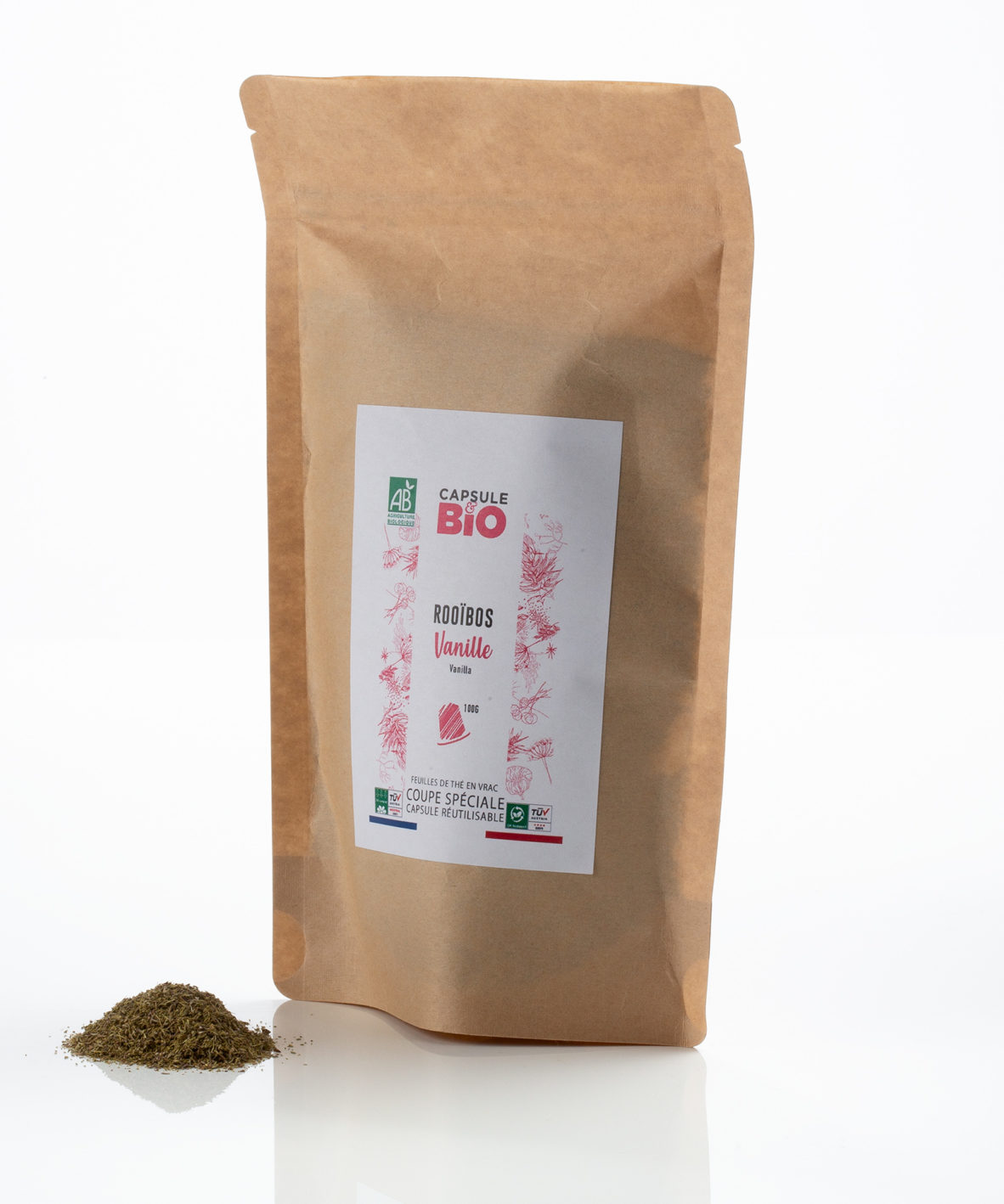 Capsulebio sachet infusion en vrac recette rooibos bio vanille