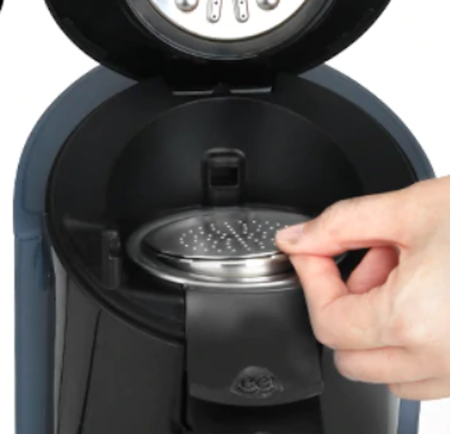 Capsule de café rechargeable, bon effet filtrant en acier inoxydable 304  pour Senseo HD7801 pour Senseo HD6592 pour les amateurs de café
