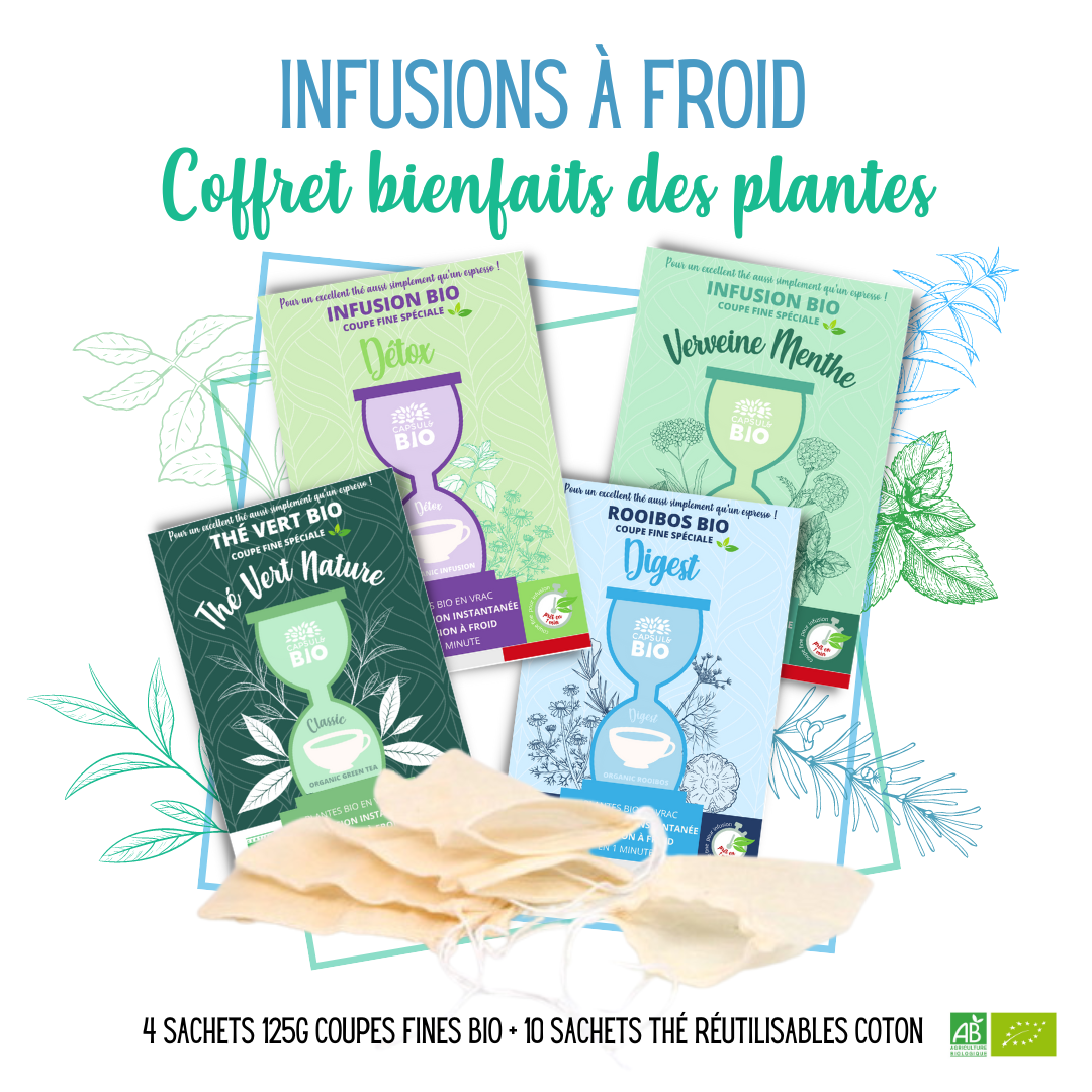 Sachet de thé vrac – Vert & Bleu France